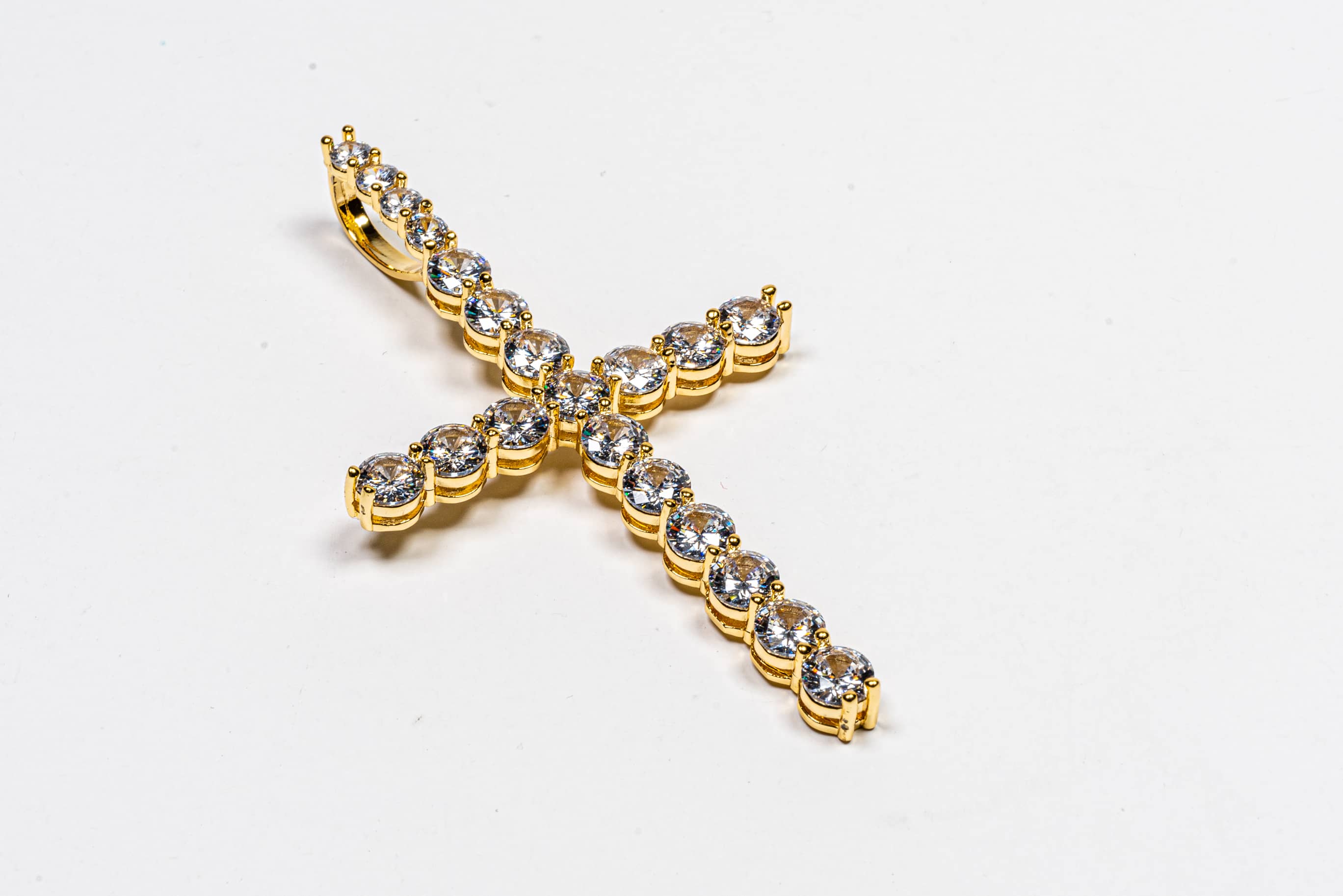Pandantiv Cruce Mare Gold
