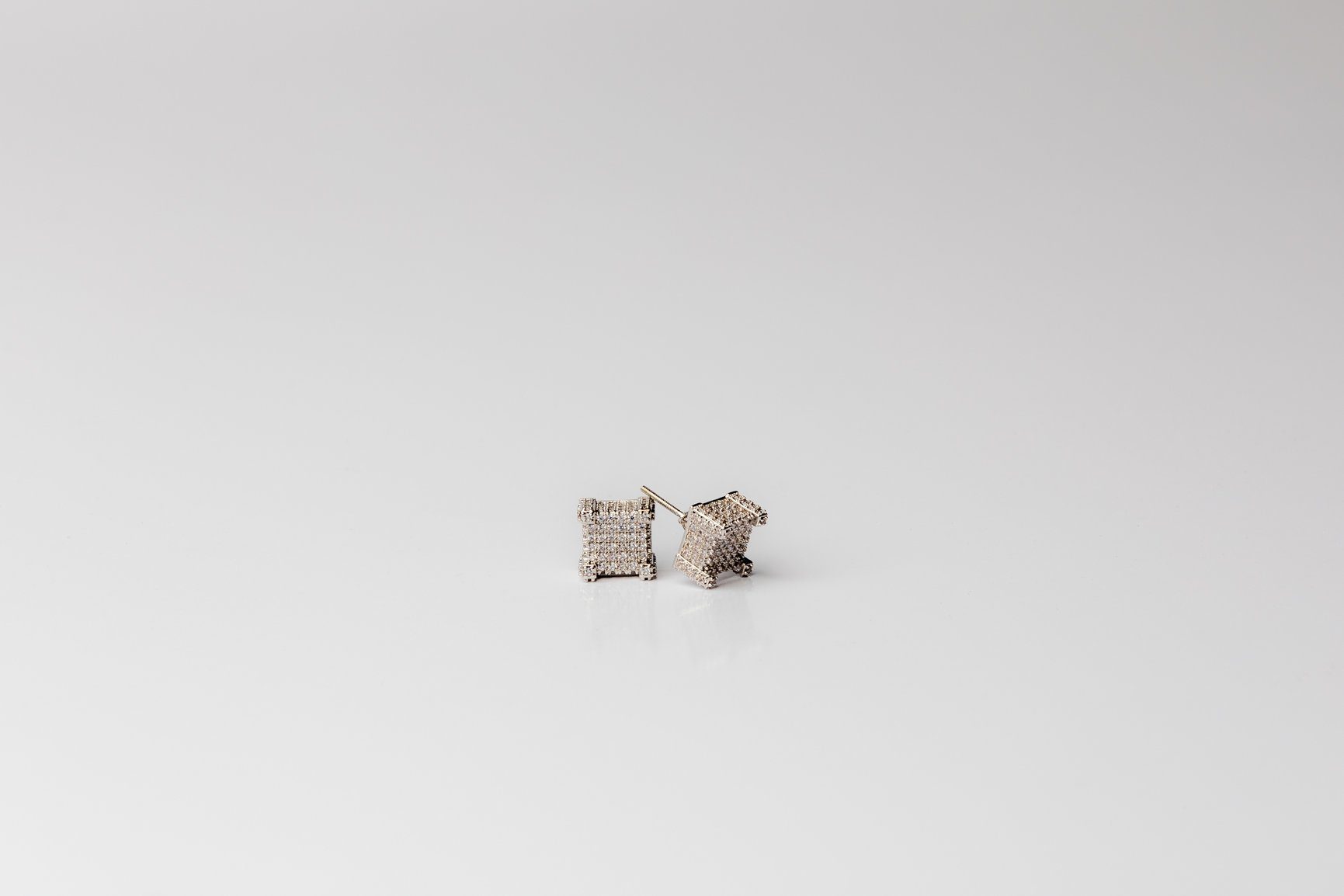 Cercei Cubic 3D White drice.ro 