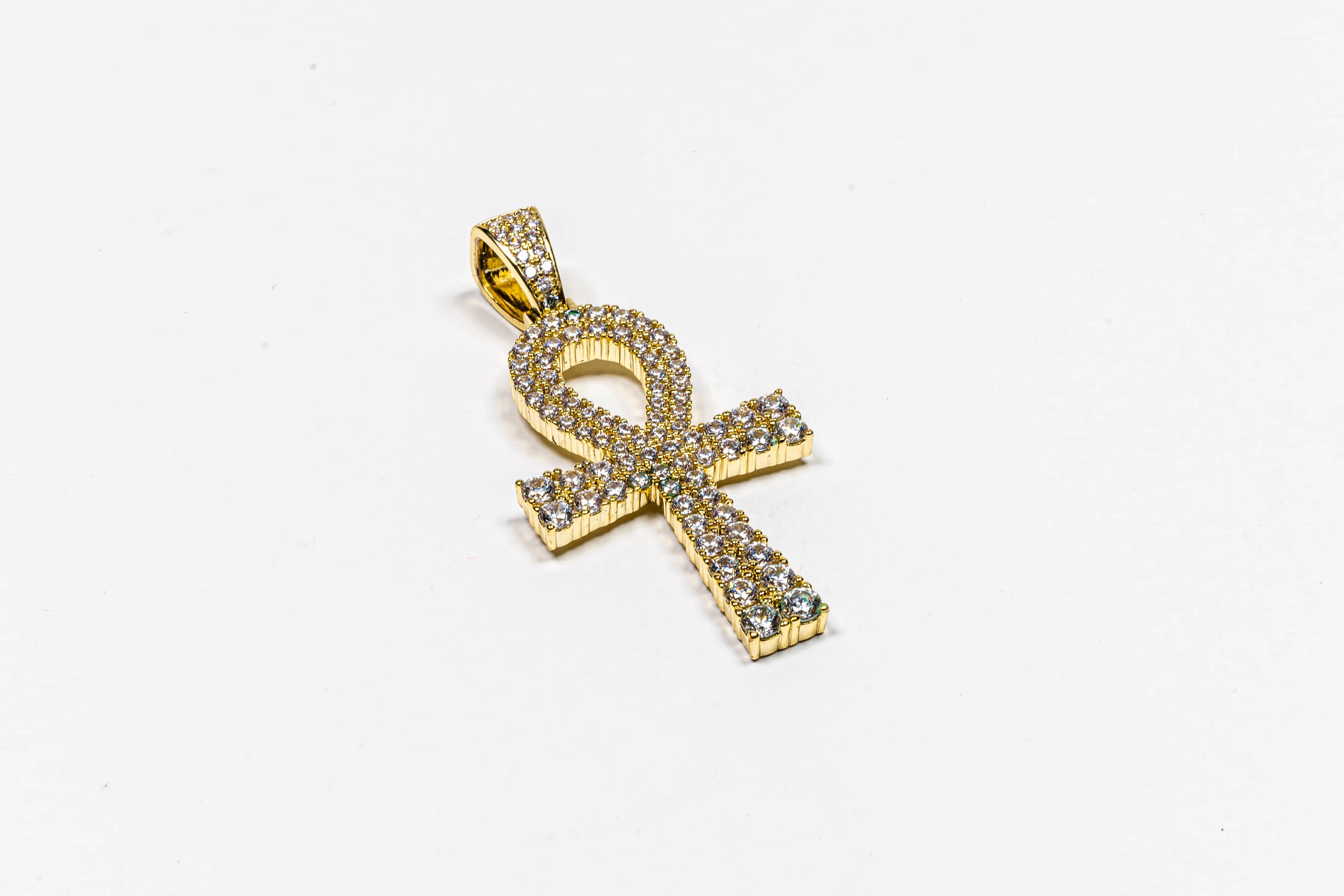 Pandantiv Cruce Ankh Mare Gold